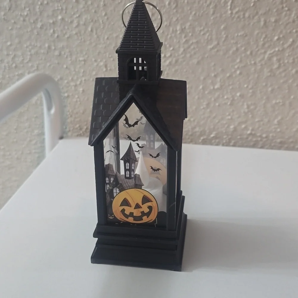 LED CASTLE LIGHT PUMPKIN DECRATIVE NWT